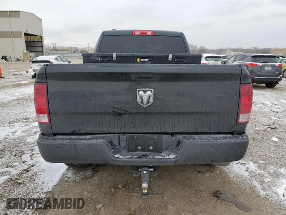 2018 Ram 1500 Express with VIN 1C6RR6FG1JS127115, listed as a Copart auction lot 43017055 with 87,487 mi miles and Salvage title. Bid and sale history available at DreamBid. Image 6.