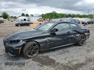 2022 BMW 4 Series 430i xDrive with VIN WBA73AP01NCJ51756, listed as a Copart auction lot 58590465 with Not provided miles and Salvage title. Bid and sale history available at DreamBid. Image 1.