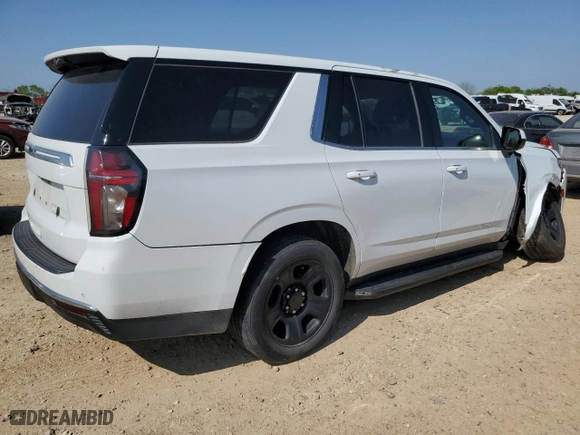 2022 Chevrolet Tahoe Commercial with VIN 1GNSCLED9NR319730, listed as a Copart auction lot 50306615 with 0 mi miles and Clean Title. Bid and sale history available at carsss.com. Image 3.