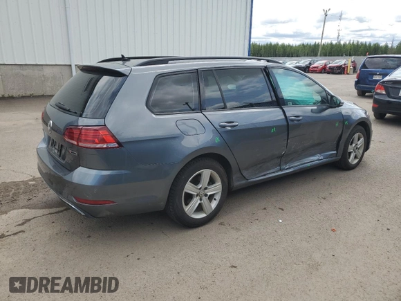 2019 Volkswagen Golf S z VIN 3VW117AU0KM522703, wystawiony jako Copart lot #60806215 z przebiegiem 166 768 mil mil oraz Szkoda całkowita • Salvage title. Historia ofert i sprzedaży dostępna na DreamBid. Obrazek 3.