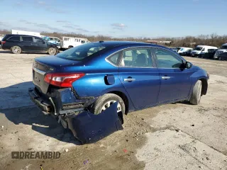 2018 Nissan Sentra SV with VIN 3N1AB7AP9JY205801, listed as a Copart auction lot 43944675 with 64,254 mi miles and Salvage Title. Bid and sale history available at carsss.com. Image 3.