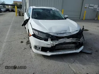2019 Honda Civic Sedan EX with VIN 19XFC1F34KE217148, listed as a Copart auction lot 48805065 with 41,205 mi miles and Salvage Title. Bid and sale history available at carsss.com. Image 10.