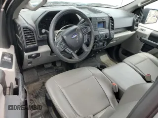 2018 Ford F-150 XL with VIN 1FTMF1CB4JKC46252, listed as a Copart auction lot 51096205 with 68,160 mi miles and Salvage title. Bid and sale history available at DreamBid. Image 8.