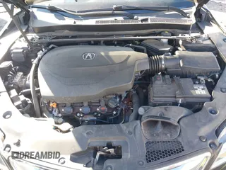 2015 Acura TLX V6 Advance with VIN 19UUB2F75FA003279, listed as a IAAI auction lot 41748861 with 80,103 mi miles. Bid and sale history available at carsss.com. Image 10.