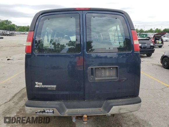 2007 Chevrolet Express Passenger z VIN 1GAHG39U571152181, wystawiony jako Copart lot #56238115 z przebiegiem 170 521 mil mil oraz Czysty tytuł • Clean title. Historia ofert i sprzedaży dostępna na DreamBid. Obrazek 6.