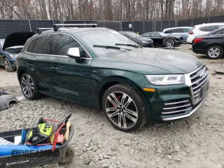 2018 Audi SQ5 Premium Plus with VIN WA1A4AFY7J2142857, listed as a Copart auction lot 46485883 with 0 mi miles. Bid and sale history available at carsss.com. Image 4.