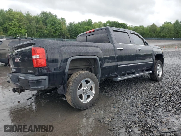 2015 GMC Sierra 2500HD Denali z VIN 1GT120E82FF100619, wystawiony jako Copart lot #58014705 z przebiegiem 188 525 mil mil oraz Szkoda całkowita • Salvage title. Historia ofert i sprzedaży dostępna na DreamBid. Obrazek 3.