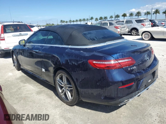 2020 Mercedes-Benz E-Class E 450 with VIN W1K1K6HB8LF137623, listed as a Copart auction lot 76286954 with 0 mi miles and Non Repairable. Bid and sale history available at carsss.com. Image 2.