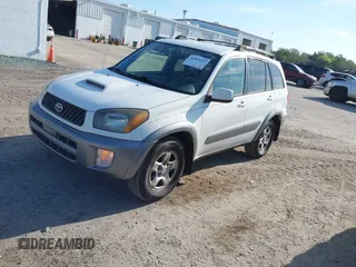 2003 Toyota RAV4 with VIN JTEGH20V730096109, listed as a IAAI auction lot 41903697 with 202,122 mi miles. Bid and sale history available at carsss.com. Image 2.
