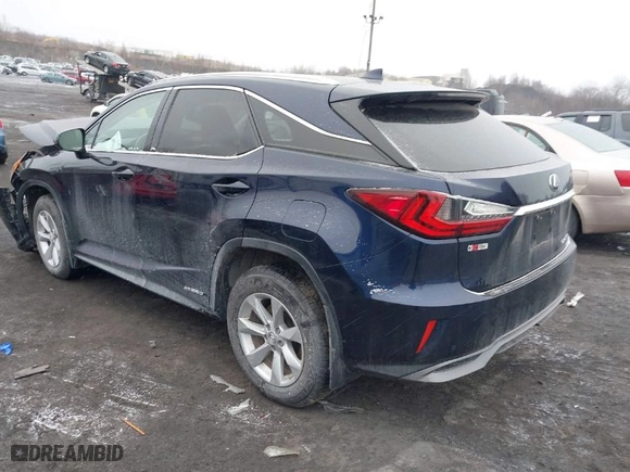 2016 Lexus RX 450h with VIN 2T2BGMCA9GC002616, listed as a IAAI auction lot 41634044 with 68,310 mi miles. Bid and sale history available at carsss.com. Image 3.