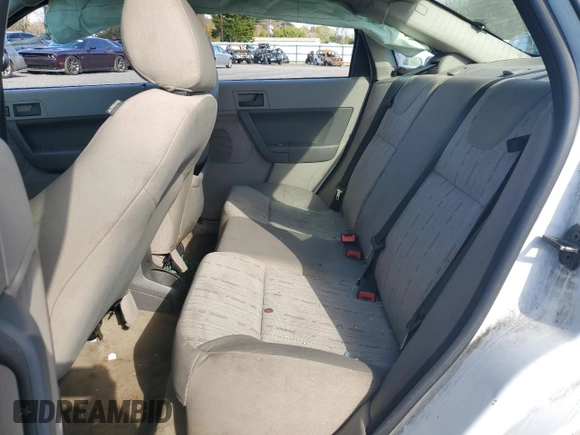 2008 Ford Focus SE with VIN 1FAHP35N08W275659, listed as a Copart auction lot 47980245 with 0 mi miles and Salvage Title. Bid and sale history available at carsss.com. Image 10.