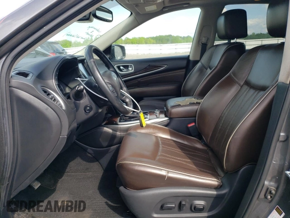 2019 Infiniti QX60 Luxe with VIN 5N1DL0MM3KC507445, listed as a Copart auction lot 55137195 with 205,602 mi miles and Salvage Title. Bid and sale history available at DreamBid. Image 7.