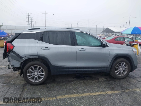 2023 GMC Terrain SLT with VIN 3GKALVEG4PL272230, listed as a IAAI auction lot 41896578 with 21,009 mi miles and . Bid and sale history available at carsss.com. Image 18.