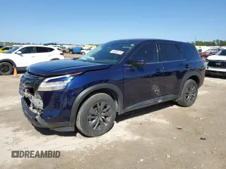 2022 Nissan Pathfinder S with VIN 5N1DR3ACXNC256066, listed as a Copart auction lot 45405115 with 28,851 mi miles and Salvage title. Bid and sale history available at DreamBid. Image 1.
