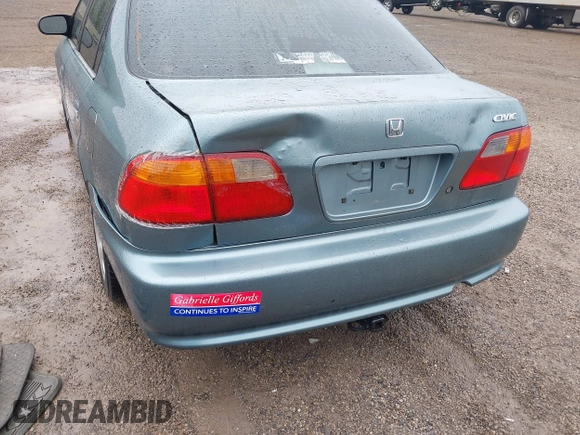 2000 Honda Civic VP z VIN 2HGEJ6612YH575604, wystawiony jako IAAI lot #42395535 z przebiegiem 164 185 mil mil oraz . Historia ofert i sprzedaży dostępna na DreamBid. Obrazek 6.
