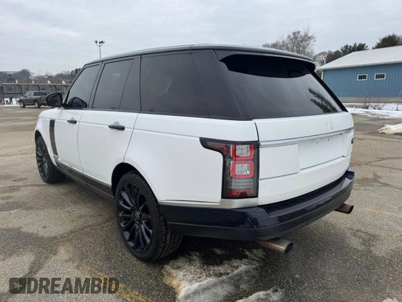 2014 Land Rover Range Rover with VIN SALGR2VF6EA127665, listed as a Copart auction lot 88886445 with 125,430 mi miles and Clean Title. Bid and sale history available at carsss.com. Image 3.
