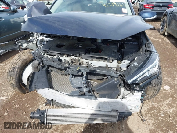 2020 Infiniti QX50 Luxe with VIN 3PCAJ5M34LF121980, listed as a IAAI auction lot 42274163 with 53,431 mi miles and . Bid and sale history available at DreamBid. Image 6.