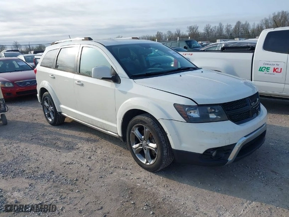 2017 Dodge Journey Crossroad Plus with VIN 3C4PDCGG1HT576251, listed as a IAAI auction lot 41949665 with 191,193 mi miles. Bid and sale history available at carsss.com. Image 1.