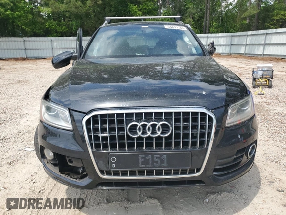 2013 Audi Q5 Premium with VIN WA1CFAFP8DA059460, listed as a Copart auction lot 54691185 with Not provided miles and Salvage title. Bid and sale history available at DreamBid. Image 5.