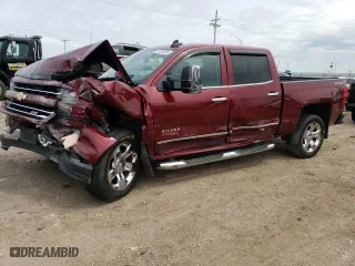 2017 Chevrolet Silverado 1500 LTZ with VIN 3GCUKSEJ7HG181551, listed as a Copart auction lot 57285524 with 95,241 mi miles and Salvage Title. Bid and sale history available at carsss.com. Image 1.