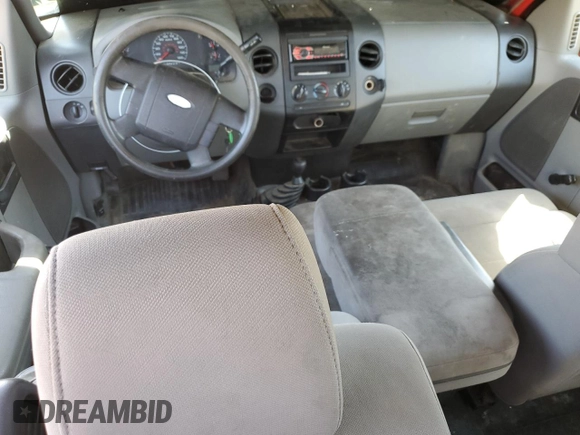 2006 Ford F-150 STX with VIN 1FTRX14W26NB57595, listed as a Copart auction lot 51207795 with 283,858 mi miles and Salvage title. Bid and sale history available at DreamBid. Image 8.