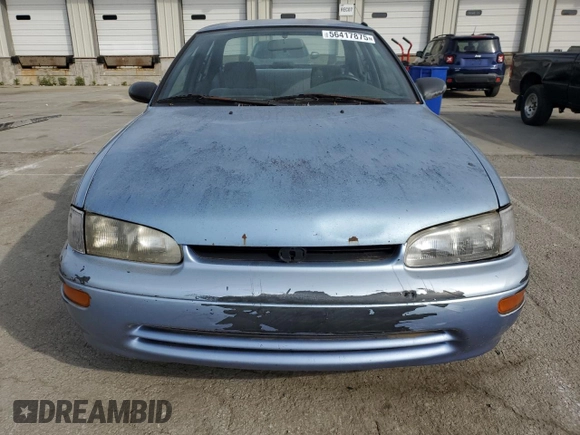 1996 Geo Prizm LSi z VIN 1Y1SK5262TZ041811, wystawiony jako Copart lot #56417875 z przebiegiem 185 771 mil mil oraz Tytuł czysty. Historia ofert i sprzedaży dostępna na DreamBid. Obrazek 5.