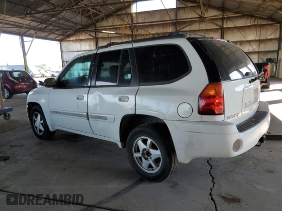 2002 GMC Envoy SLT with VIN 1GKDT13S922128924, listed as a Copart auction lot 46131035 with 162,499 mi miles and Salvage Title. Bid and sale history available at carsss.com. Image 2.