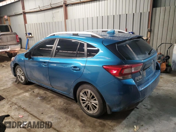 2018 Subaru Impreza Premium z VIN 4S3GTAD63J3708513, wystawiony jako Copart lot #43439975 z przebiegiem 134 369 mil mil oraz Szkoda całkowita • Salvage title. Historia ofert i sprzedaży dostępna na DreamBid. Obrazek 2.