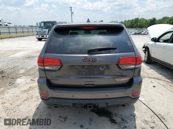 2017 Jeep Grand Cherokee Trailhawk with VIN 1C4RJFLG1HC821666, listed as a Copart auction lot 58711535 with 109,578 mi miles and Salvage title. Bid and sale history available at DreamBid. Image 6.