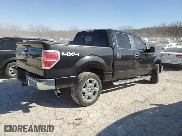 2013 Ford F-150 XL with VIN 1FTFW1ET5DKG08849, listed as a Copart auction lot 48300095 with 154,040 mi miles and Salvage Title. Bid and sale history available at carsss.com. Image 3.