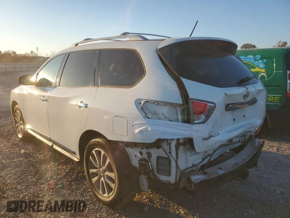 2016 Nissan Pathfinder Platinum with VIN 5N1AR2MN6GC642383, listed as a Copart auction lot 82894194 with 129,000 mi miles and Salvage Title. Bid and sale history available at carsss.com. Image 2.