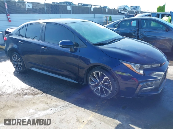 2020 Toyota Corolla SE with VIN JTDS4RCE9LJ001896, listed as a IAAI auction lot 41945576 with 123,601 mi miles and . Bid and sale history available at DreamBid. Image 1.