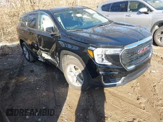 2024 GMC Terrain SLE with VIN 3GKALMEG1RL235214, listed as a IAAI auction lot 41065245 with 15,000 mi miles. Bid and sale history available at carsss.com. Image 1.