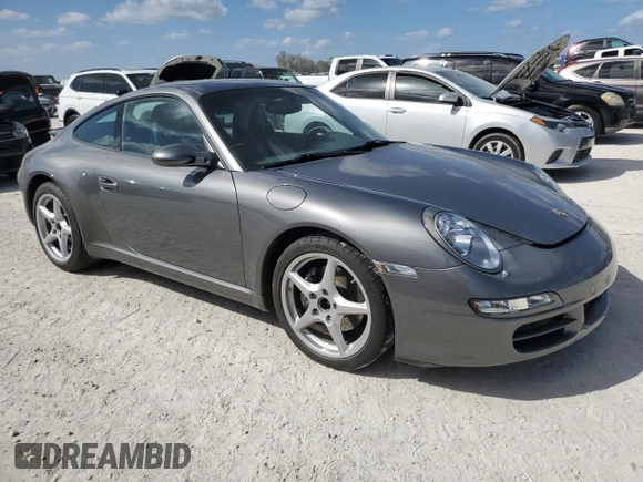 2007 Porsche 911 Carrera with VIN WP0AA29957S710704, listed as a Copart auction lot 77430324 with 0 mi miles and Non Repairable. Bid and sale history available at carsss.com. Image 4.