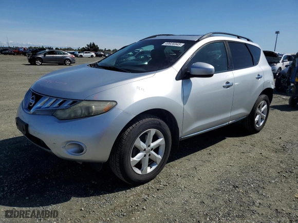 2010 Nissan Murano S with VIN JN8AZ1MUXAW004315, listed as a Copart auction lot 49920345 with 230,108 mi miles and Salvage Title. Bid and sale history available at carsss.com. Image 1.