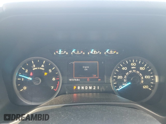 2016 Ford F-150 XLT with VIN 1FTEW1EP4GKE42424, listed as a Copart auction lot 56374405 with 167,275 mi miles and Salvage title. Bid and sale history available at DreamBid. Image 9.