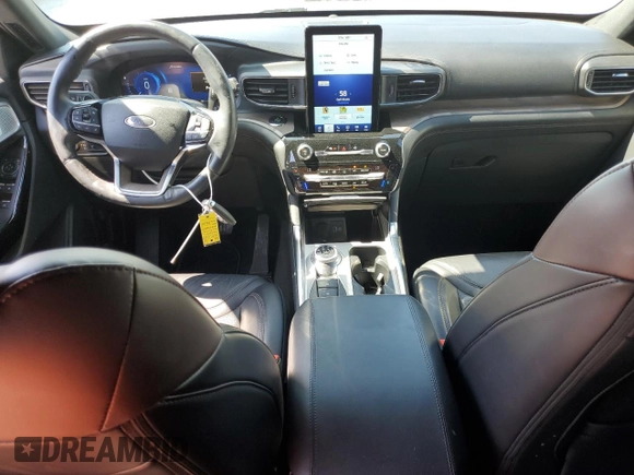2021 Ford Explorer Platinum with VIN 1FM5K8HC7MGB00084, listed as a Copart auction lot 60542415 with 36,688 mi miles and Salvage title. Bid and sale history available at DreamBid. Image 8.