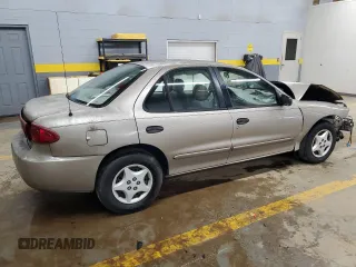 2003 Chevrolet Cavalier with VIN 1G1JC52F037117575, listed as a Copart auction lot 72613074 with 0 mi miles and Salvage Title. Bid and sale history available at carsss.com. Image 3.