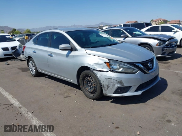 2017 Nissan Sentra S z VIN 3N1AB7AP9HY277592, wystawiony jako IAAI lot #42287903 z przebiegiem 186 876 mil mil oraz . Historia ofert i sprzedaży dostępna na DreamBid. Obrazek 1.