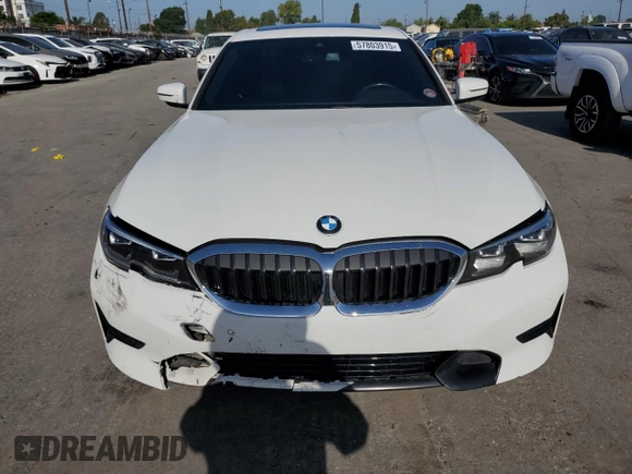 2019 BMW 3 Series 330i with VIN WBA5R1C57KAK09173, listed as a Copart auction lot 57803915 with 89,043 mi miles and Salvage title. Bid and sale history available at DreamBid. Image 5.