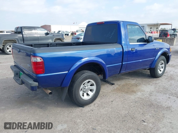 2004 Ford Ranger XL with VIN 1FTYR10U34PA95894, listed as a IAAI auction lot 41807151 with 141,271 mi miles. Bid and sale history available at carsss.com. Image 4.