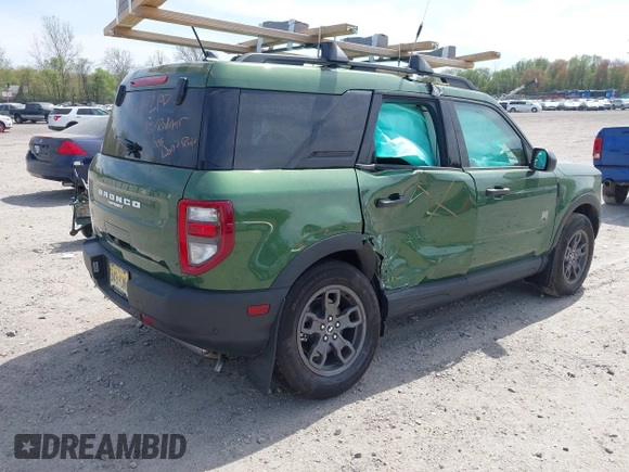2024 Ford Bronco Sport Big Bend with VIN 3FMCR9B61RRE36566, listed as a IAAI auction lot 42122616 with 10,489 mi miles and . Bid and sale history available at DreamBid. Image 4.