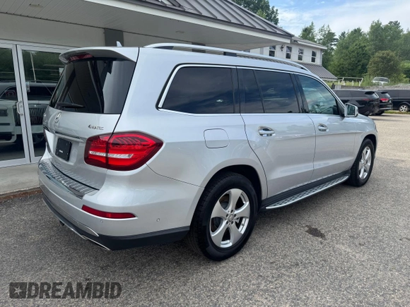 2017 Mercedes-Benz GLS 450 with VIN 4JGDF6EE6HA746672, listed as a Copart auction lot 63854425 with 136,953 mi miles and Clean title. Bid and sale history available at DreamBid. Image 4.