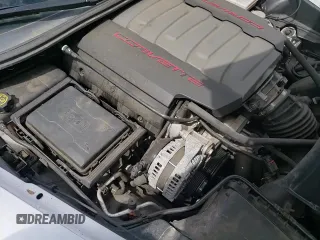 2017 Chevrolet Corvette 3LT with VIN 1G1YF2D78H5114503, listed as a Copart auction lot 53100385 with 19,329 mi miles and Salvage title. Bid and sale history available at DreamBid. Image 13.