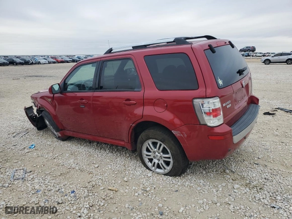 2009 Mercury Mariner Premier with VIN 4M2CU87G59KJ26384, listed as a Copart auction lot 42447775 with 115,695 mi miles and Salvage Title. Bid and sale history available at carsss.com. Image 2.