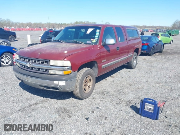 2002 Chevrolet Silverado 1500 LS with VIN 1GCEK19T52E188135, listed as a IAAI auction lot 41954549 with 354,000 mi miles. Bid and sale history available at carsss.com. Image 2.