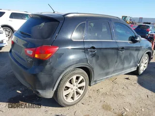 2015 Mitsubishi Outlander Sport 2.4 GT with VIN 4A4AP4AW6FE029095, listed as a IAAI auction lot 41659098 with 102,542 mi miles. Bid and sale history available at carsss.com. Image 4.