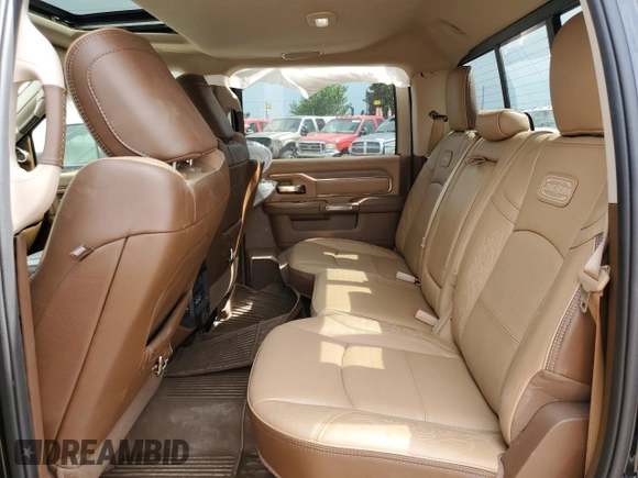 2022 Ram 2500 Longhorn with VIN 3C6UR5GL3NG182906, listed as a Copart auction lot 63725814 with 42,473 mi miles and Salvage title. Bid and sale history available at DreamBid. Image 10.