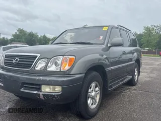 2000 Lexus LX 470 with VIN JT6HT00W7Y0122954, listed as a Copart auction lot 55483755 with 262,357 mi miles and Clean Title. Bid and sale history available at DreamBid. Image 2.
