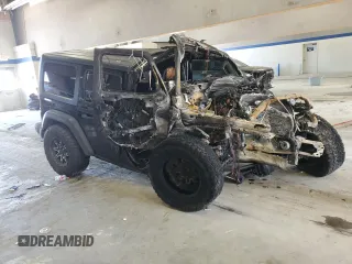 2021 Jeep Wrangler Unlimited Willys with VIN 1C4HJXDM3MW547787, listed as a Copart auction lot 55132965 with Not provided miles and Salvage title. Bid and sale history available at DreamBid. Image 4.